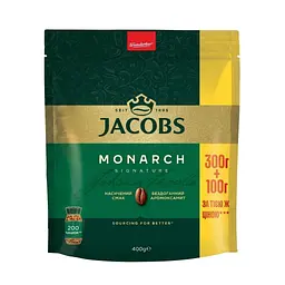 Кава розчинна Jacobs Monarch, оригінал, екон.пакет 400 г