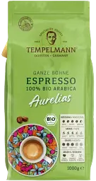 Кава в зернах Tempelmann Aurelias Espresso Bio 1 кг