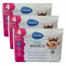 Підгузки Bevola Baby 4 Maxi (8-14 кг), 126 шт