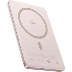 Павербанк Baseus PicoGo Ultra-Slim Qi2 Pink 10 000 mAh / 27 Вт (E0027202)