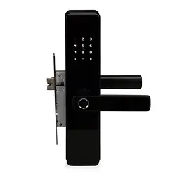 Замок біометричний автономний Trinix TRL-5303BTF Black з Bluetooth, зчитувачем відбитків пальців і карт Mifare (65-00061) - мініатюра 1