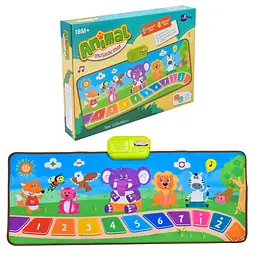 Інтерактивний музичний килимок Animal з тваринами та цифрами (757-11)