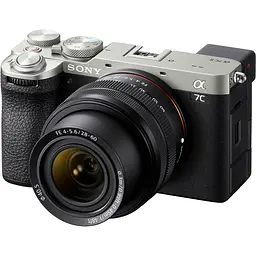 Бездзеркальний фотоапарат Sony Alpha A7C II Kit FE f/4-5.6 28-60mm Silver (ILCE7CM2LS) [132926] - мініатюра 3