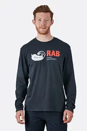 Чоловічий лонгслів Rab Stance Vintage LS Tee M Темно-сірий