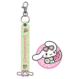 Набір Kite Cinnamoroll: бейдж на липучці та підвіска (CR26-3010)