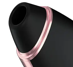 Вакуумний кліторальний вібратор Satisfyer Love Triangle Black (App) - мініатюра 4