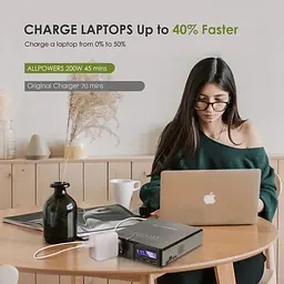 Портативна зарядна станція Allpowers S200 154Wh 41600mAh 200W Portable Power Bank - мініатюра 5