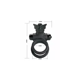 Ерекційне віброкільце Pretty Love Vibrating Dual Rings, 3.2-3.8 см - мініатюра 4