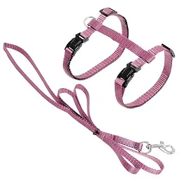 Flamingo Cat Harness and Leash Ziggi фламинго зигги шлея і Повідець для котів Світло рожевий