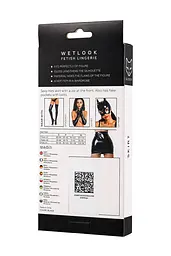 Спідниця Glossy Billie wetlook M (чорний) - мініатюра 5