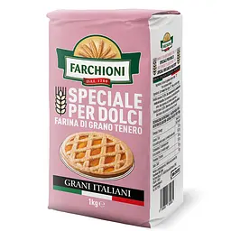 Борошно пшеничне Farchioni Speciale per dolci для солодкої випічки 1 кг