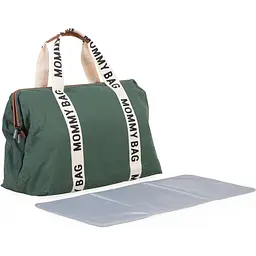Сумка Childhome Mommy bag Signature - Canvas Green, зелена (CWMBBSCGR) - мініатюра 6