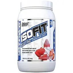 Протеїн Nutrex Research IsoFit, 30 порцій - Полуничний крем