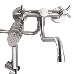 Змішувач для ванни Globus Lux Dukat SD4-208L 000024962 Нержавіюча сталь