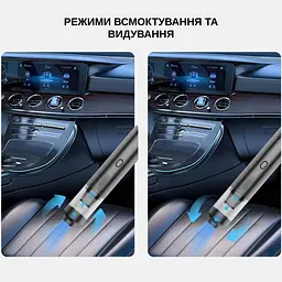 Автомобільний пилосос Yaoen 121 Brushless 90W 4000mAh (YVCNU3090B 5408) Чорний - мініатюра 5