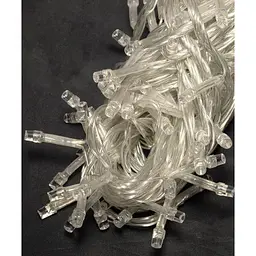 Світлодіодна гірлянда No Brand 160 LED класична 5 мм 8.5 м із прозорим дротом та синім світлом (1120-02) - мініатюра 2