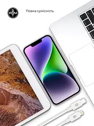Зарядний пристрій ArmorStandart AR-TA800W USB-C 25W White + кабель USB-C to Lightning (ARM77719) - мініатюра 5