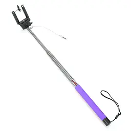 Монопод для селфі Smart селфі стик зі шнуром SS1 Purple - мініатюра 2
