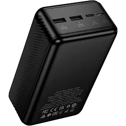 Power Bank Hoco J165B 30000mAh 10W 2USB-A/USB-C black LED UA - мініатюра 4