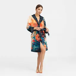Халат жіночий з плюшевого велюру ексклюзивний Charms 18320 2XL-3XL