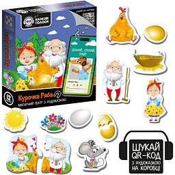 Уцінка. Магнітний театр Vladi Toys Казкові голоси Курочка Ряба з аудіоказкою (VT3206-39) - мініатюра 3