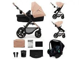 Універсальна коляска 3 в 1 KinderKraft Moov 2 Sand Beige (KSMOOV02BEGEV00) - мініатюра 2