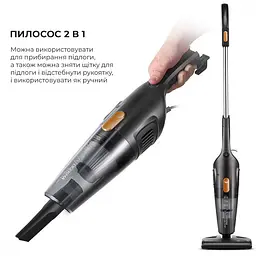 Пилосос 2 в 1 (вертикальний + ручний) Deerma Corded Hand Stick - мініатюра 4