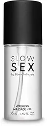 Розігрівальна їстівна масажна олія Bijoux Indiscrets Slow Sex Warming Massage Oil, 50 мл - мініатюра 2