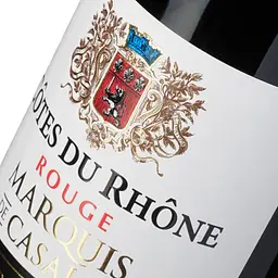 Вино Marquis de Casal Cotes du Rhone Rouge AOC червоне сухе 0.75 л - мініатюра 5