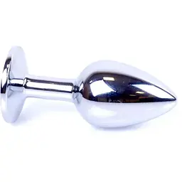 Анальна пробка Boss Of Toys Boss Series - Jewellery Silver Plug Red S, BS6400016, Срібний / Червоний - мініатюра 5