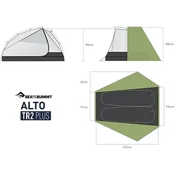 Намет Sea to Summit Alto TR2 Plus Зелений (1033-STS ATS2039-02170406) - мініатюра 11
