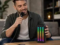 Колонка Bluetooth GTS-1872 Sea V / Акустика з Bluetooth / Музична колонка з RGB підсвічуванням - мініатюра 3