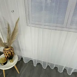 Тюль сітка "Orkidze" білий 500х270, тасьма ALBO pbe0052308 - мініатюра 5
