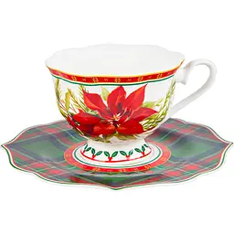 Чайний набір Lefard Royal Cristmas 220 мл 4 предмети (922-161) - мініатюра 2