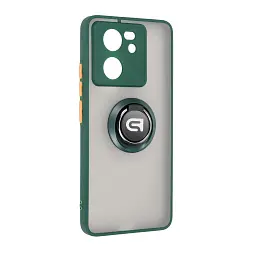Чехол ArmorStandart Frosted Matte Ring для Xiaomi 13T/13T Pro Dark Green
