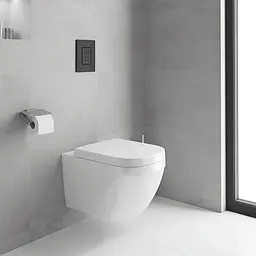 Панель змиву для унітазу Grohe QuickFix Even Black 38966KF0, Чорний матовий - мініатюра 6