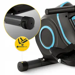 Гребний тренажер магнітний 4FIZJO Evo+ Black/Blue (P-5905973401715) - мініатюра 4