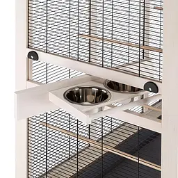 Клітка для канарок та маленьких птахів Ferplast Wilma Large Wooden Aviary 131,5x67x153 см 56160814 - мініатюра 4