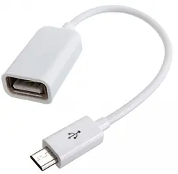 Кабель Dengos S-K07 OTG USB 2.0 Micro USB White