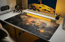 Ігрова поверхня GravaStar SHARK XL (900х450х3мм) Black (GSA8_MPD_SHARK) - мініатюра 5