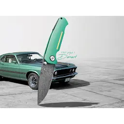 Ніж Boker 1969 Mach-1 Damast Green - мініатюра 5