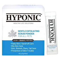 Скраб-порошок Hyponic відлущуючий для тварин, ніжний, 100 г, 2 г × 50 шт