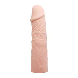 Насадка на пеніс Baile Penis Sleeve Flesh 6" 17 см тілесний - мініатюра 2