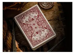 Карти гральні Cartamundi Ellusionist Pioneers Marked (red) (PC_ELPMR) - мініатюра 3