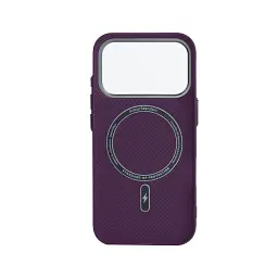 Чохол ArmorStandart LikeCarbon2 MagCase для Apple iPhone 18 Pro Max / 17 Pro Max Kevlar Dark Cherry - мініатюра 2
