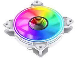 Вентилятор Gamemax Dual Ring Infinity WH - мініатюра 4