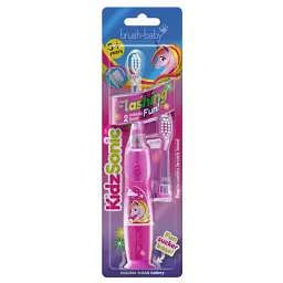 Електрична зубна щітка Brush-baby KidzSonic (3+) Єдиноріг
