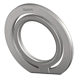 Тримач для телефону Baseus Halo Series Foldable Metal Ring (Single ring) (SUCH00001) Silver - мініатюра 2