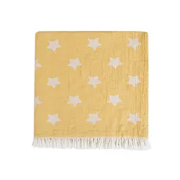 Рушник Lotus Home Pestemal - Star 90x160 saffron жовтий - мініатюра 2