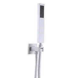 Душова система Topaz Lexi TLG 21205-H57-W, ручна та верхня лійка, горизонт.Білий гляне, Білий - мініатюра 9